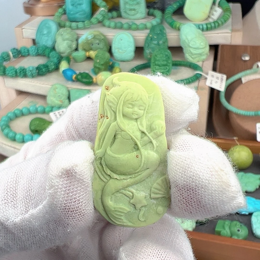 绿松石未镶嵌主播夏