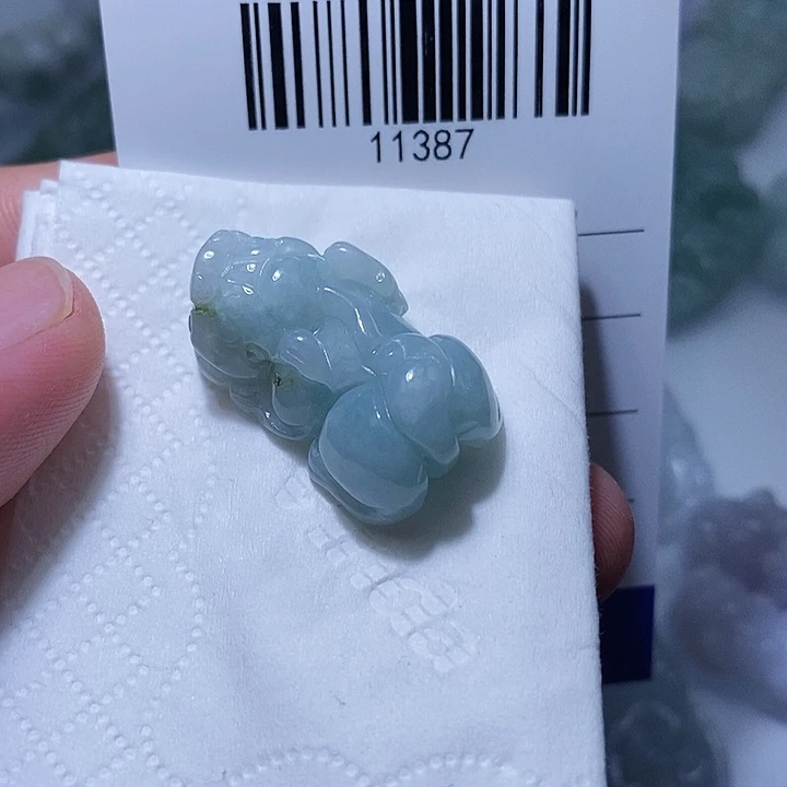 翡翠未镶嵌颈饰天光墟翡翠市场现金代购