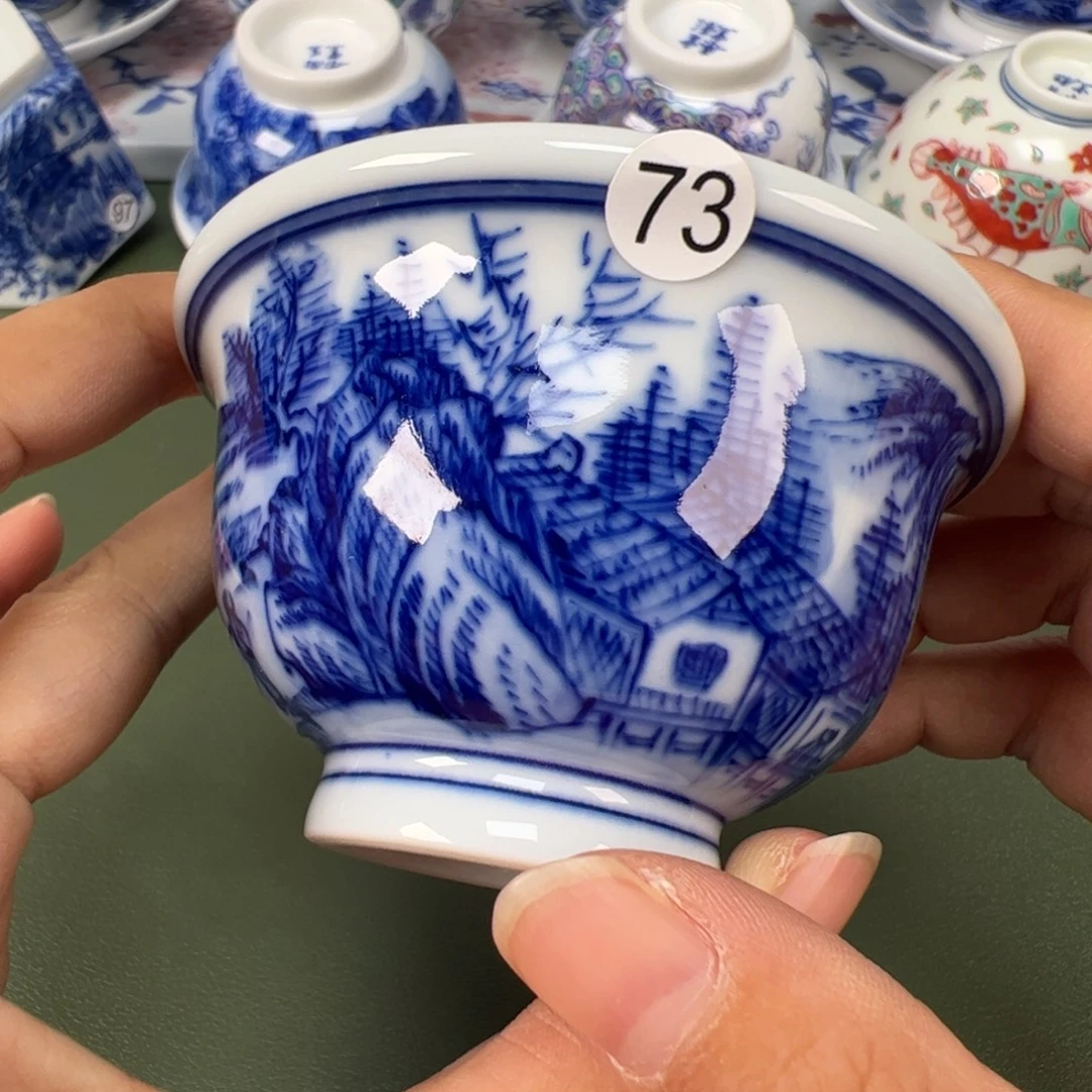 景德镇纯手工纯手绘茶具木木73