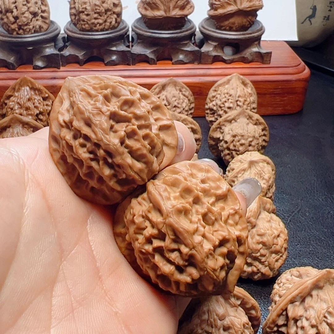 文玩核桃把件水晶灯篓34