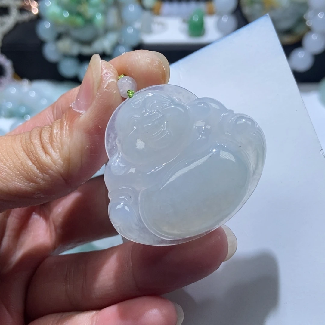 定制翡翠未镶嵌佛公38-41.5-7.5