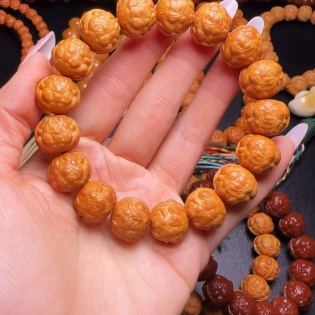 猴头核桃吊坠16➕金蝉串