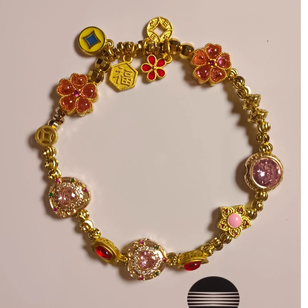 琉璃手链 手链水晶手串时尚百搭民族国风文玩多宝饰品创意礼品