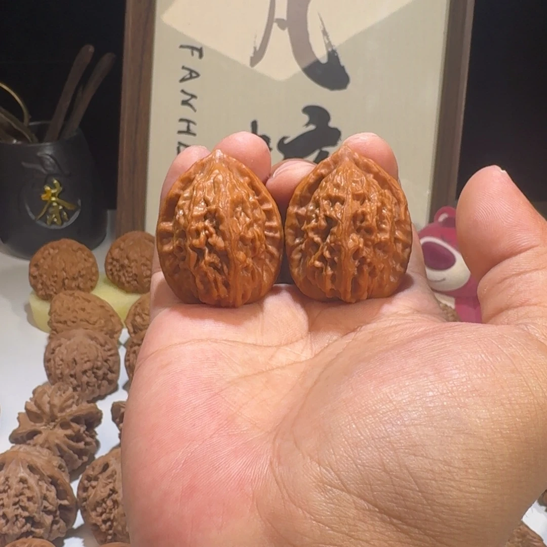 吊坠文玩核桃34尺寸瓷瓶鸭嘴