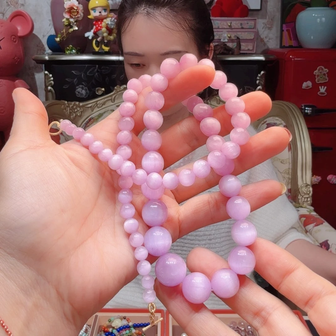 锂辉石手串未镶嵌项链