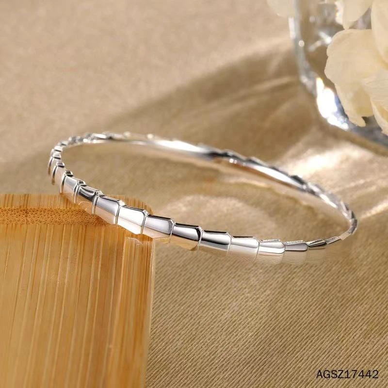 足银手镯 新中式转运蛇骨氛围感999银手镯灵蛇蜕变男女同款情侣款