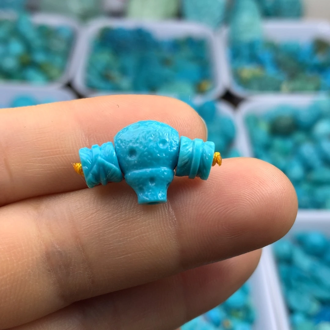 绿松石未镶嵌吊坠(不含链)