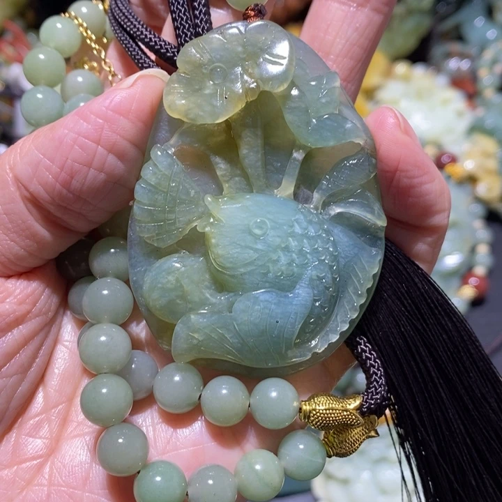 岫玉岫玉吊坠未镶嵌