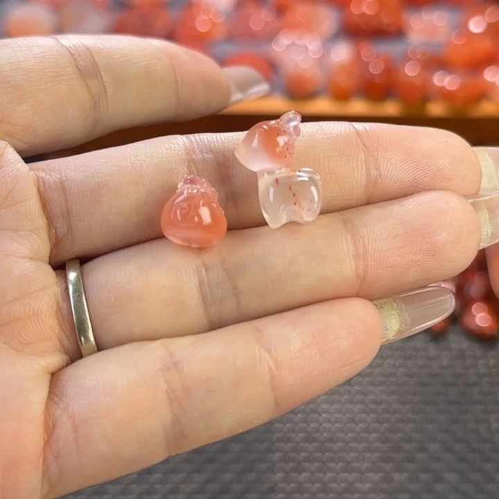 南红玛瑙未镶嵌牌子组合