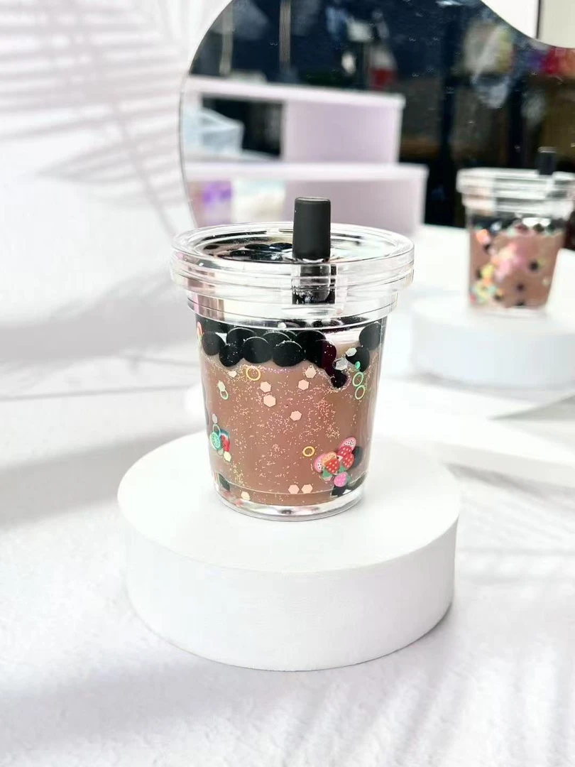 【定制款奶茶杯8.5CM】秋天的第一杯新款 摆件