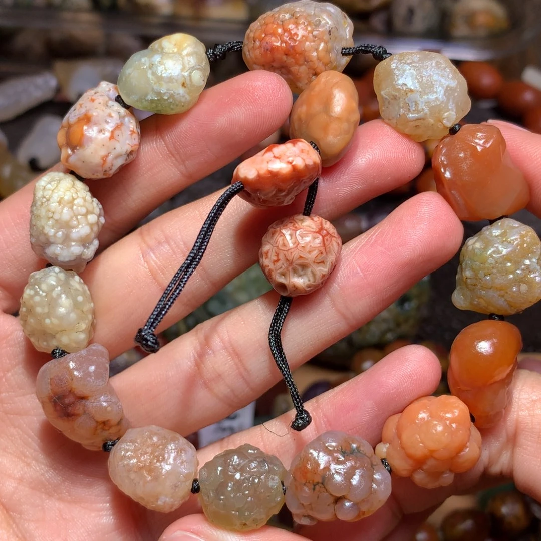 未镶嵌玛瑙/玉髓珠宝半成品