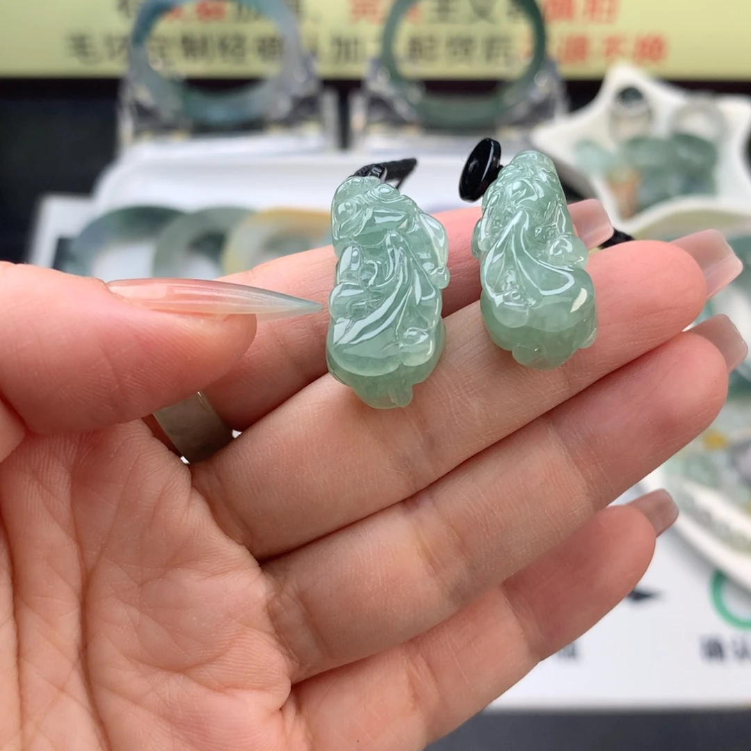 【闪购商品】未镶嵌手镯定制不退换抛光挂件定制翡翠