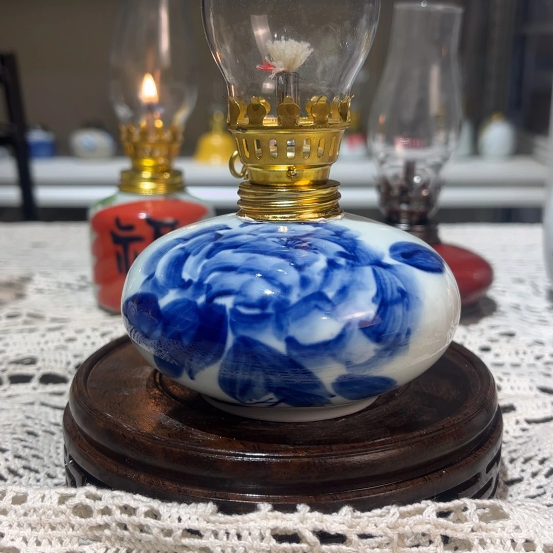 摆件景德镇手工陶瓷香薰灯