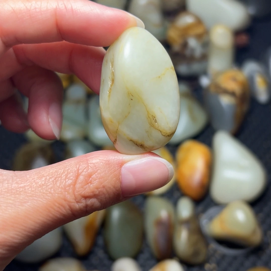 和田玉未镶嵌挂件79