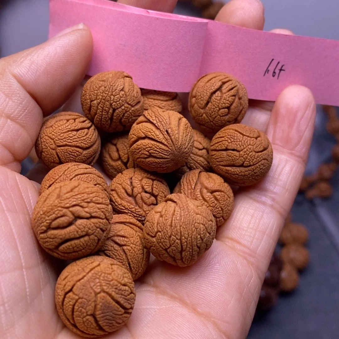 秦岭龙纹桃核15颗