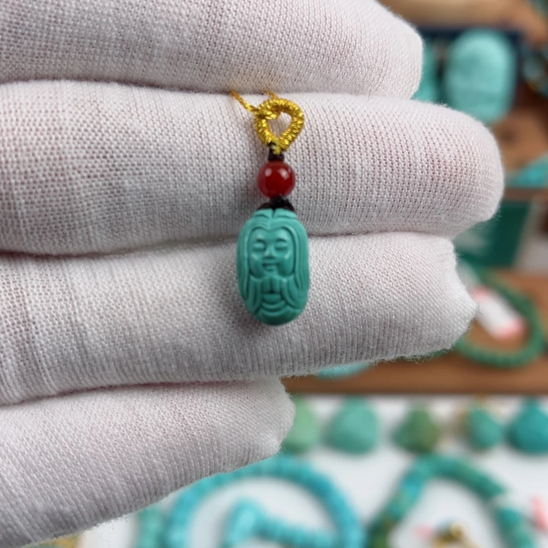 未镶嵌绿松石雕刻件