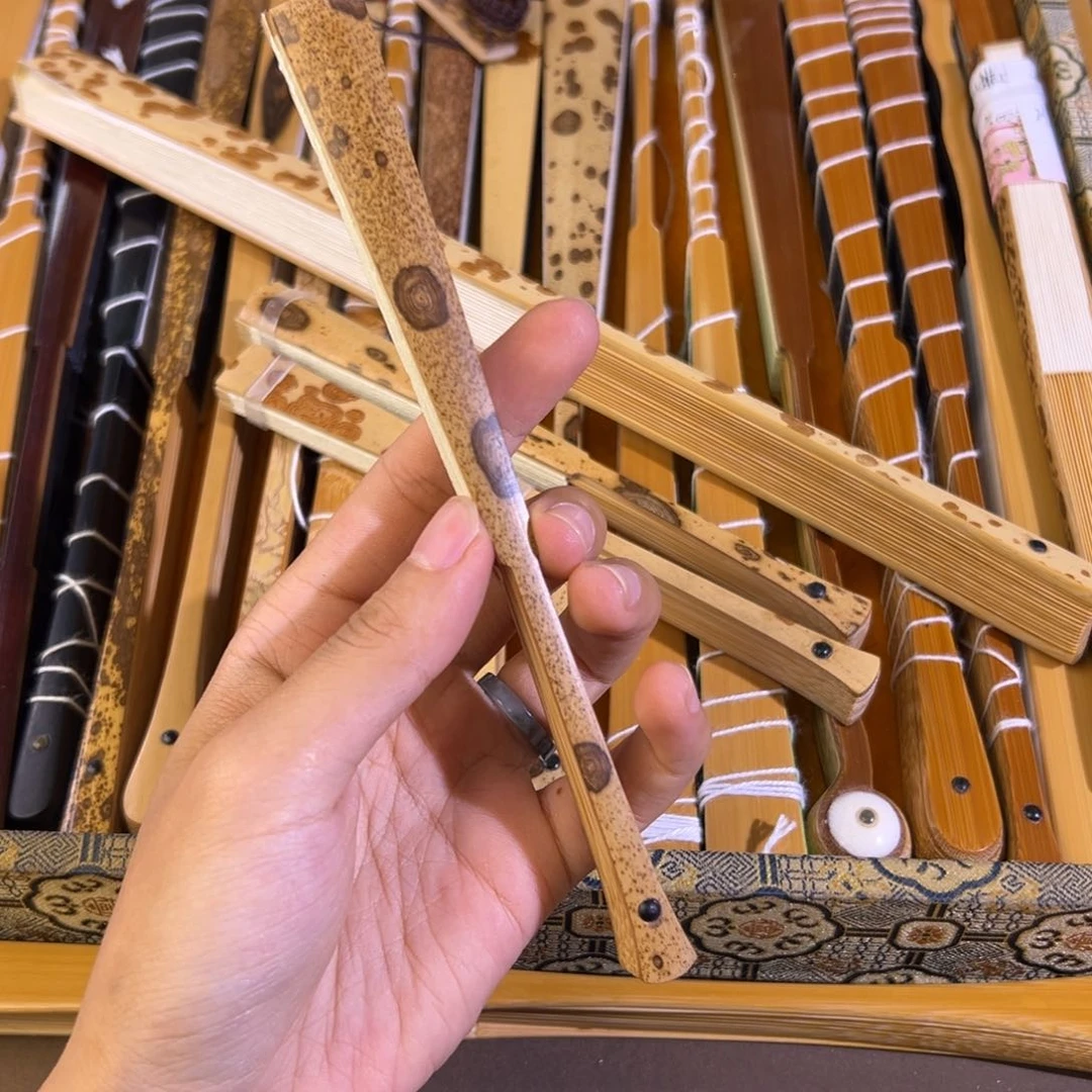 扇子回血五寸梅鹿扇子