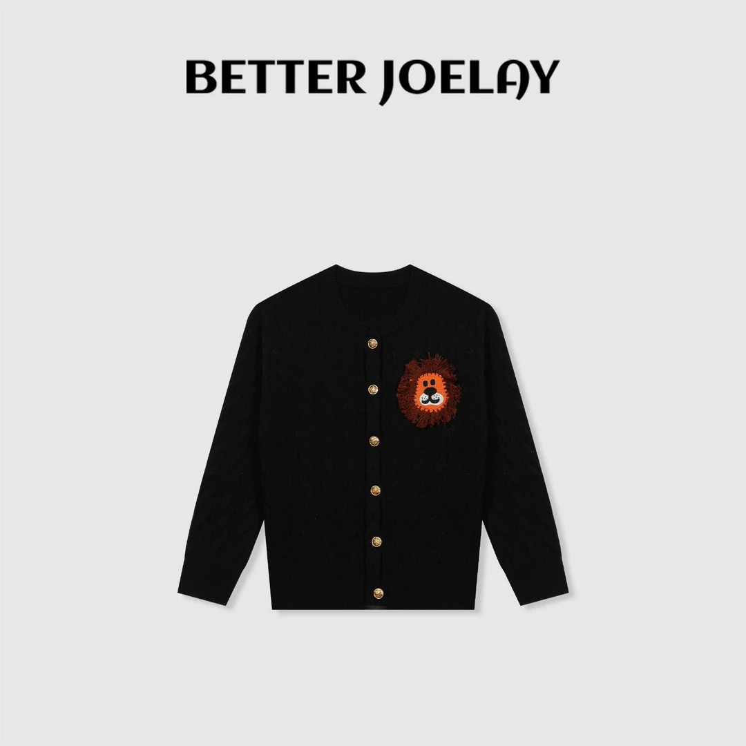 （直播）BETTER JOELAY-【狮子王】时尚简约针织开衫毛衣百搭LL5565