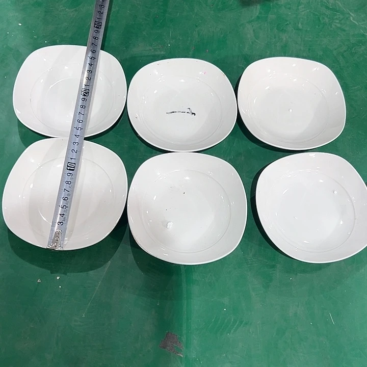 新骨瓷6英寸窝边盘微瑕