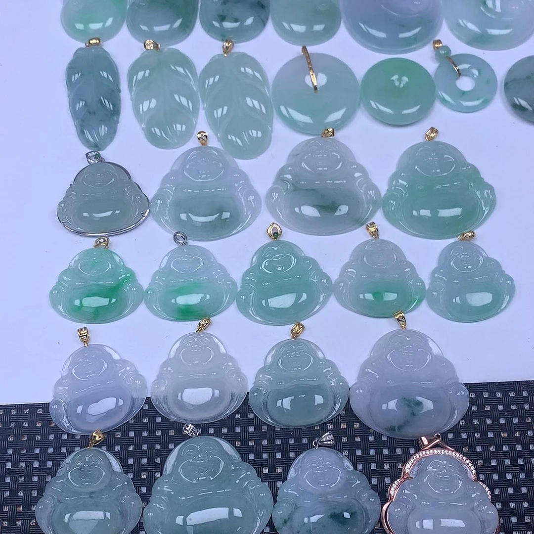 翡翠未镶嵌颈饰天然翡翠