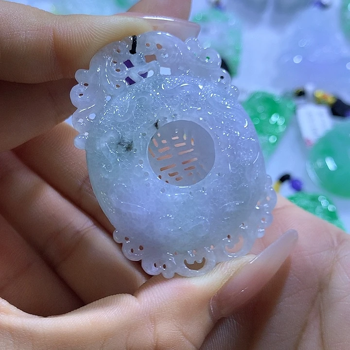 翡翠未镶嵌颈饰天然翡翠A货吊坠