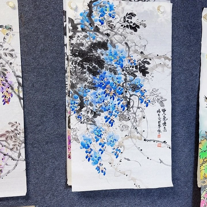 国画国画花鸟画作品