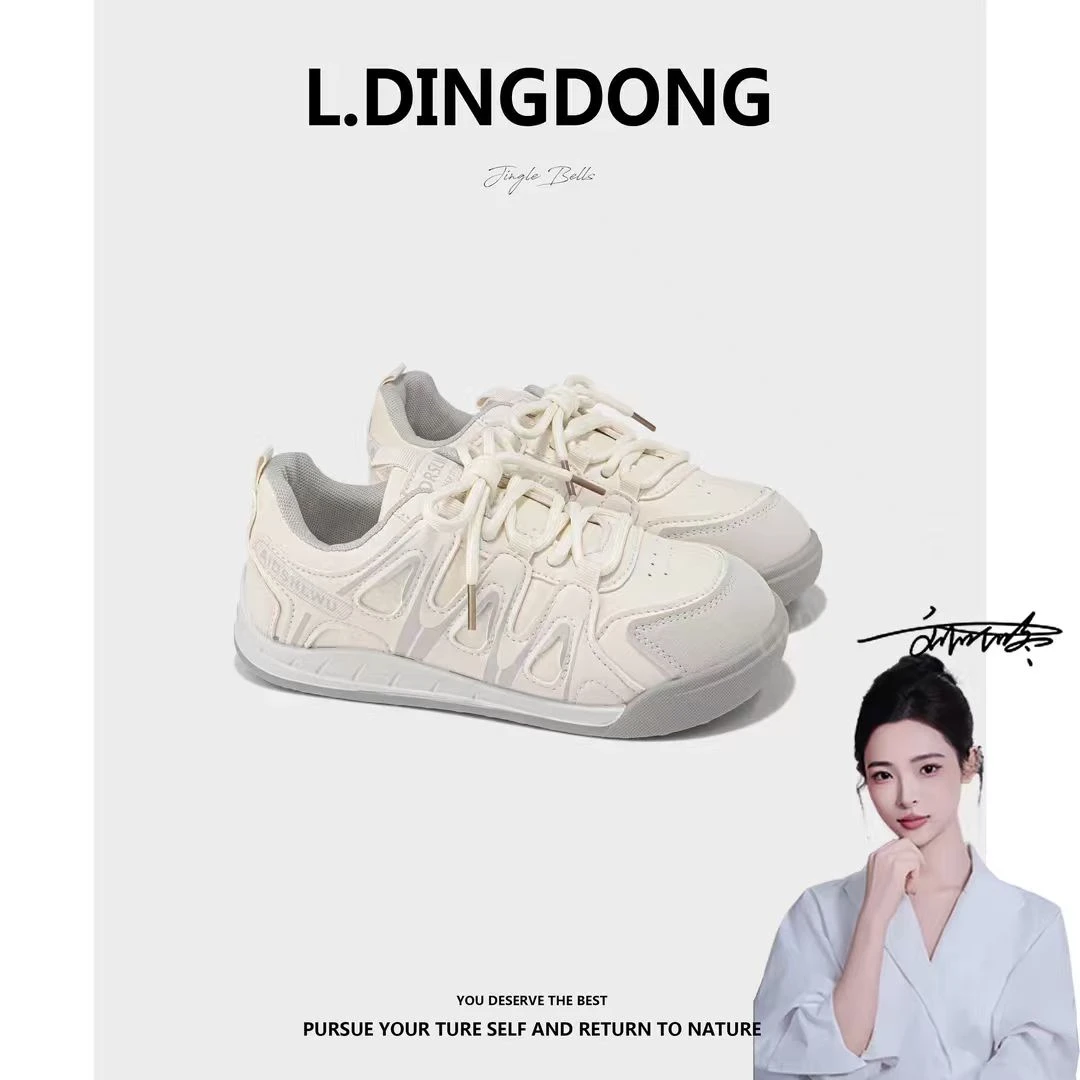 网红2025韩版板鞋时尚休闲鞋厚底透气小白鞋运动鞋秋季S888