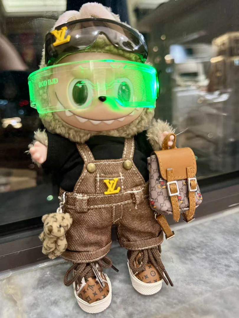 （不含娃仅售娃衣）拉布布公仔衣服坐坐派对labubuLABUBU娃衣未来