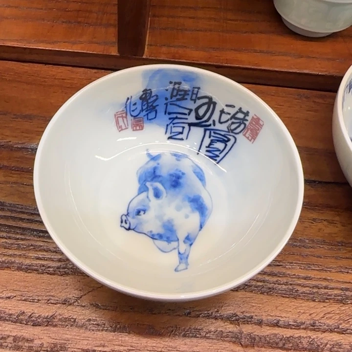 瓷片陶瓷艺术 陶瓷手绘