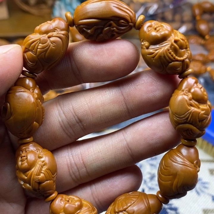 橄榄核手串/手链橄榄核雕工艺手串