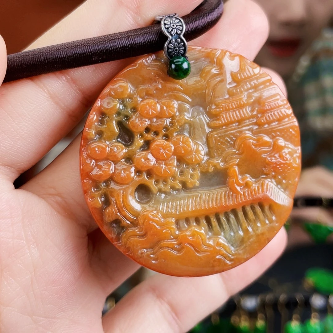 翡翠未镶嵌耳饰饰品