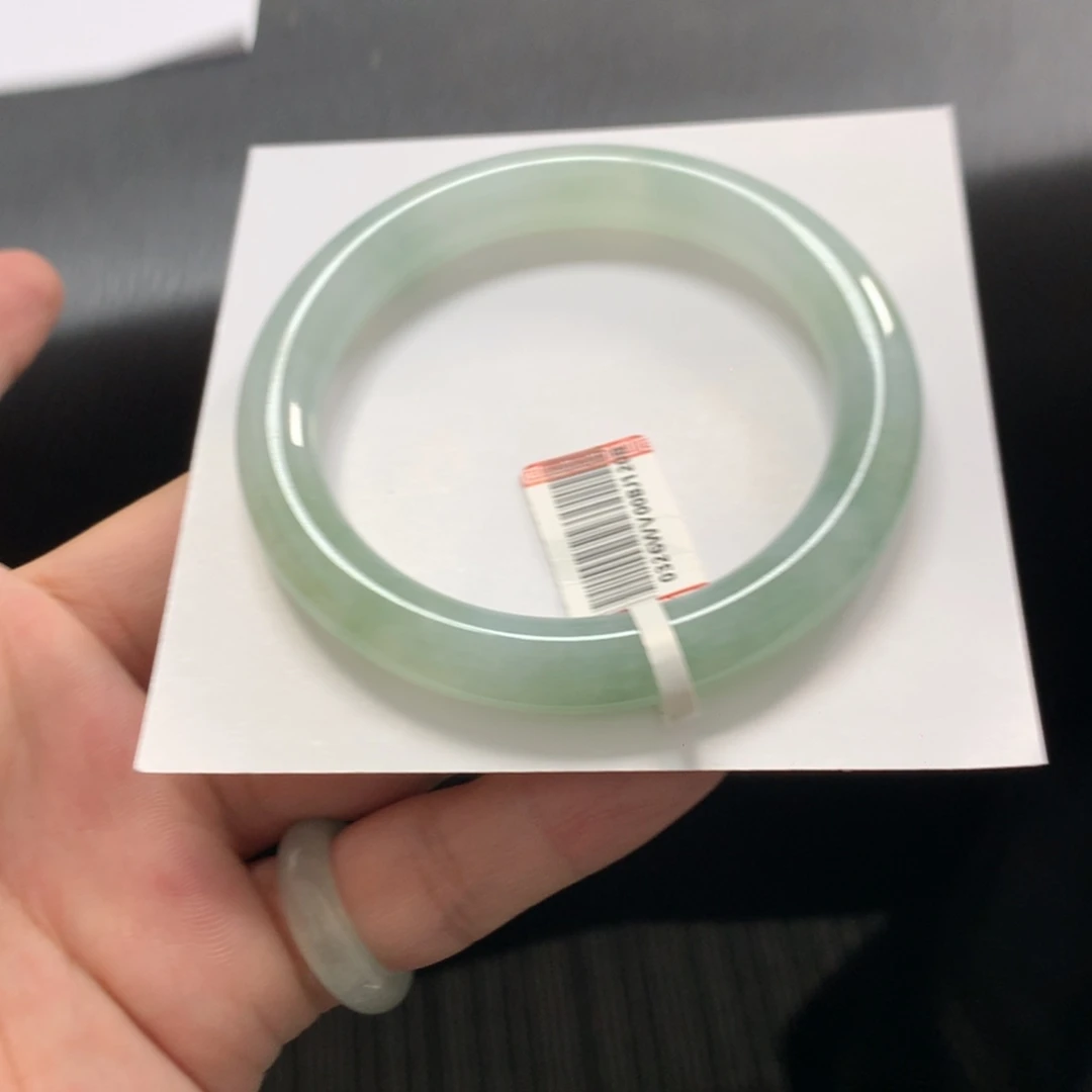 翡翠未镶嵌手镯6号57.2