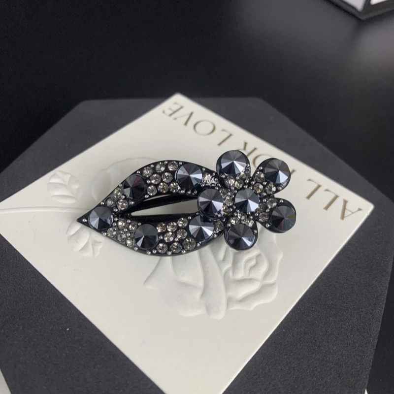 K790【金闪闪】5.5厘米定制满钻鸭嘴夹