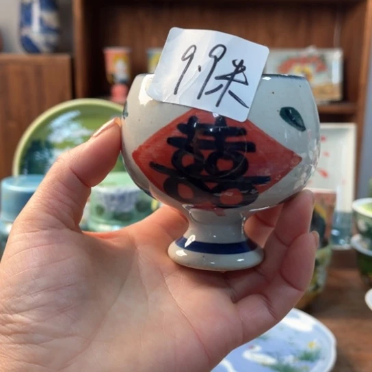 盘景德镇釉下手绘陶瓷