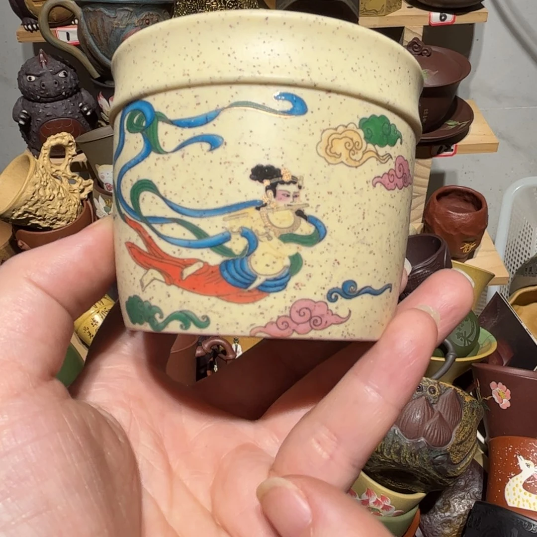 紫砂茶杯宜兴紫砂主人杯