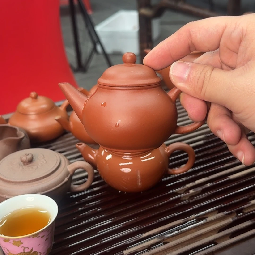 紫砂茶壶华*忠老紫砂芭乐