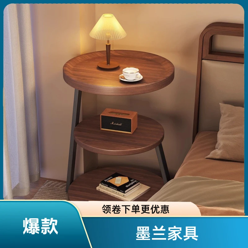 林氐家具【新款推荐】铁艺床头柜家用卧室小型出租房用小边几简易置