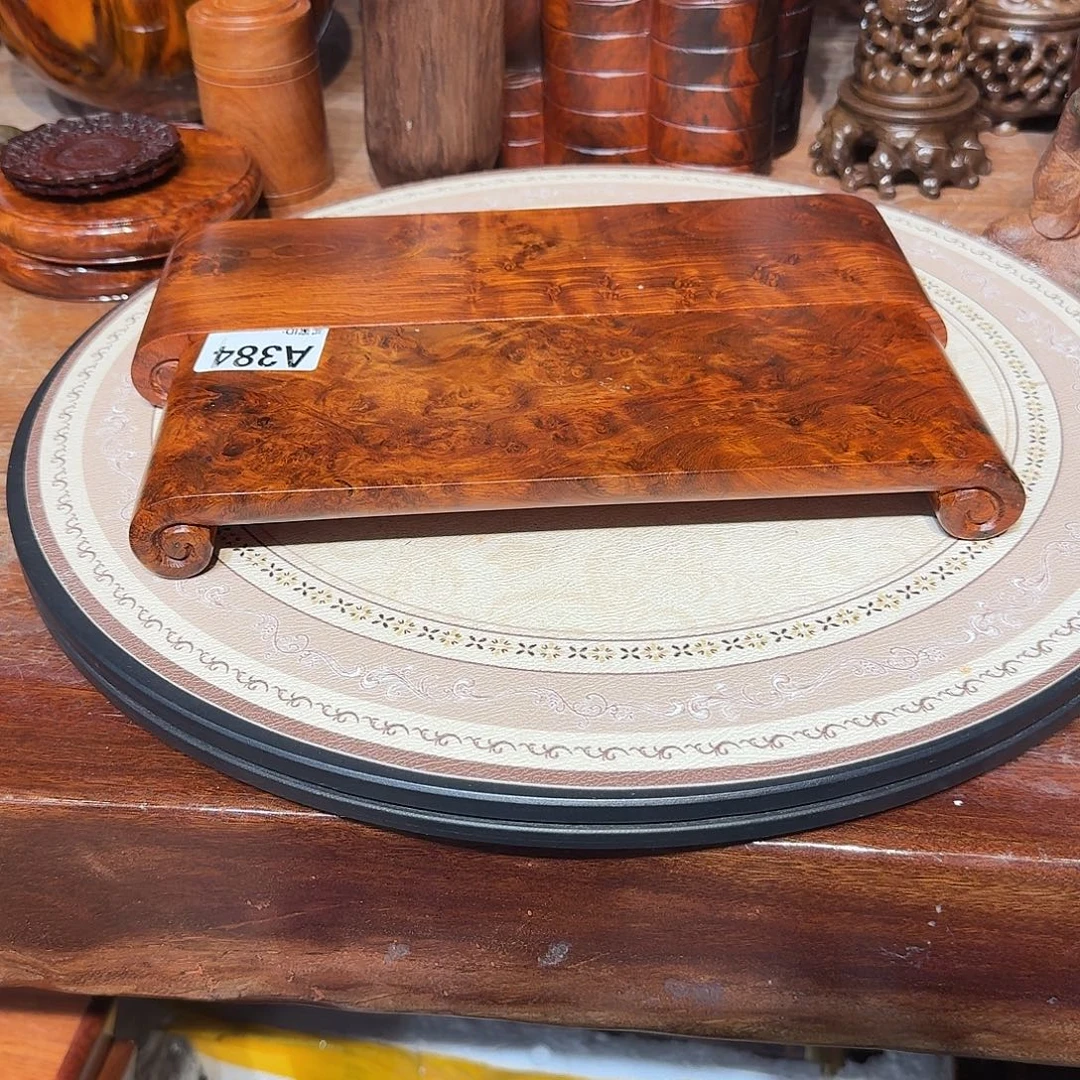 大果紫檀（缅甸花梨）留疤干泡底座