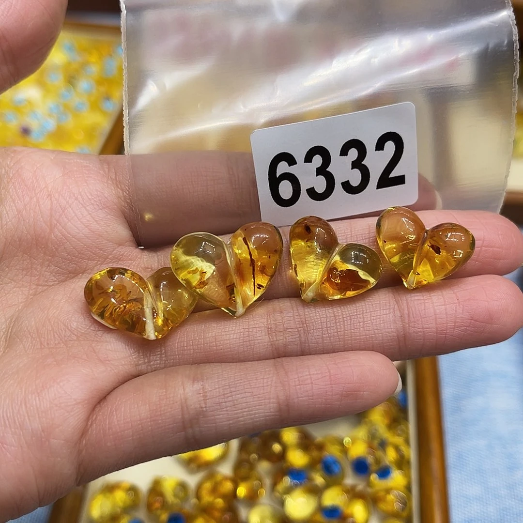 琥珀未镶嵌珠宝奇石