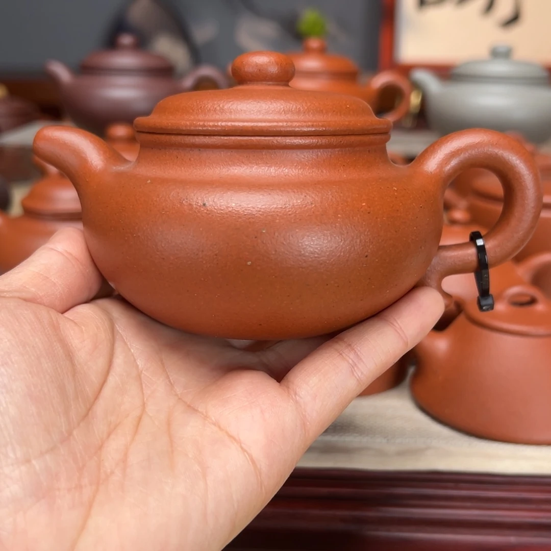 紫砂茶壶宝山红泥260
