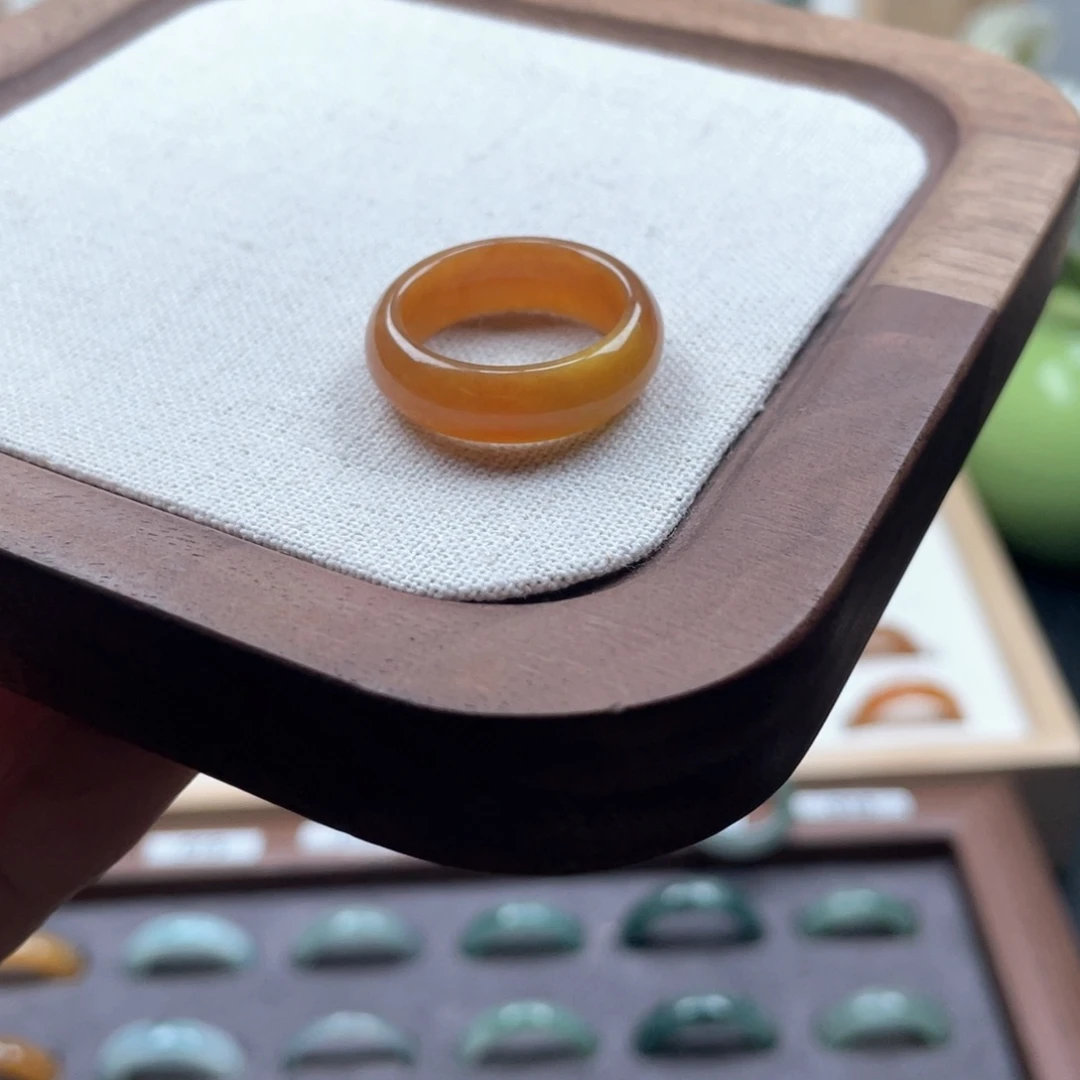 翡翠戒指未镶嵌7 号 14-15 港码 17 内径