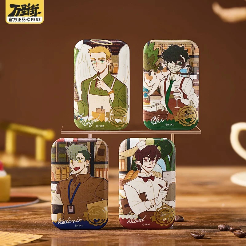 非人哉万圣街【香醇时光系列】马口铁/伪拍立得/镭射票/冰箱贴/透卡