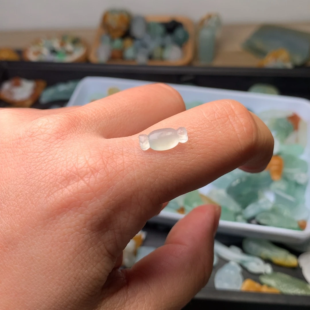 定制翡翠未镶嵌静****)糖