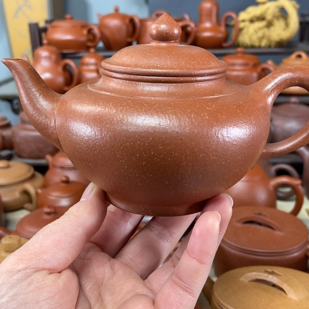 紫砂茶壶坦*荡全手工制作工艺流程原料
