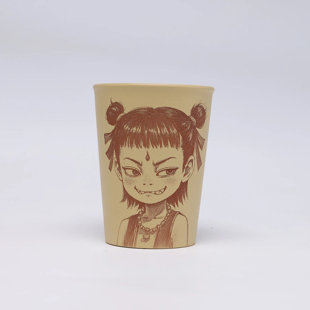 汪汪茶器 魔丸杯 本绿 160cc 家用紫砂壶