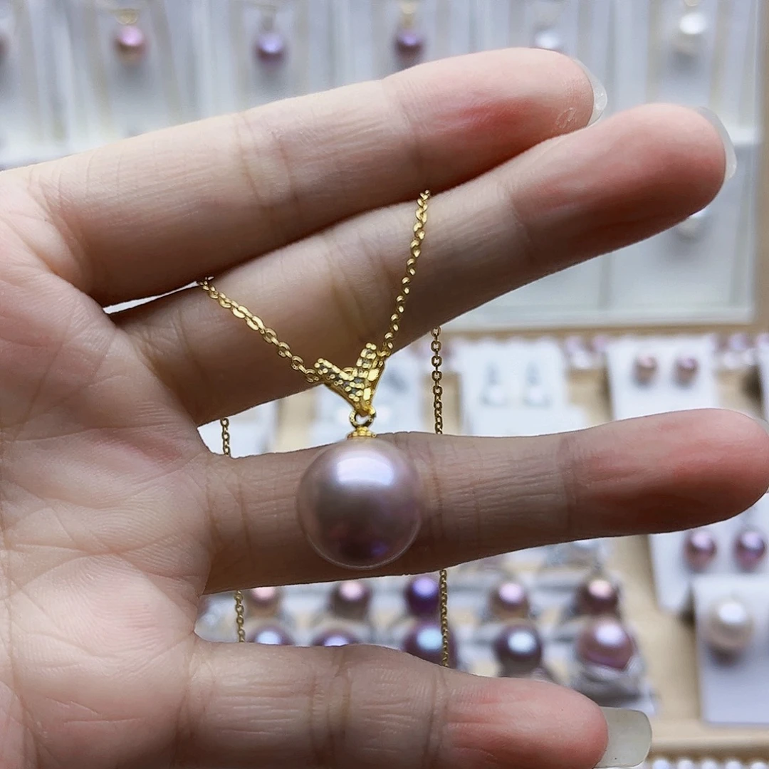 淡水珍珠合金颈饰13.3