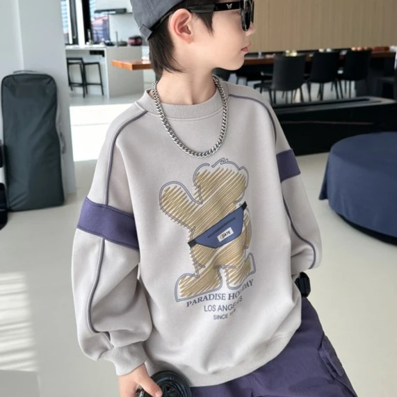 门店款  ！！童装男童卫衣春秋装儿童长袖男孩休闲上衣圆领秋季