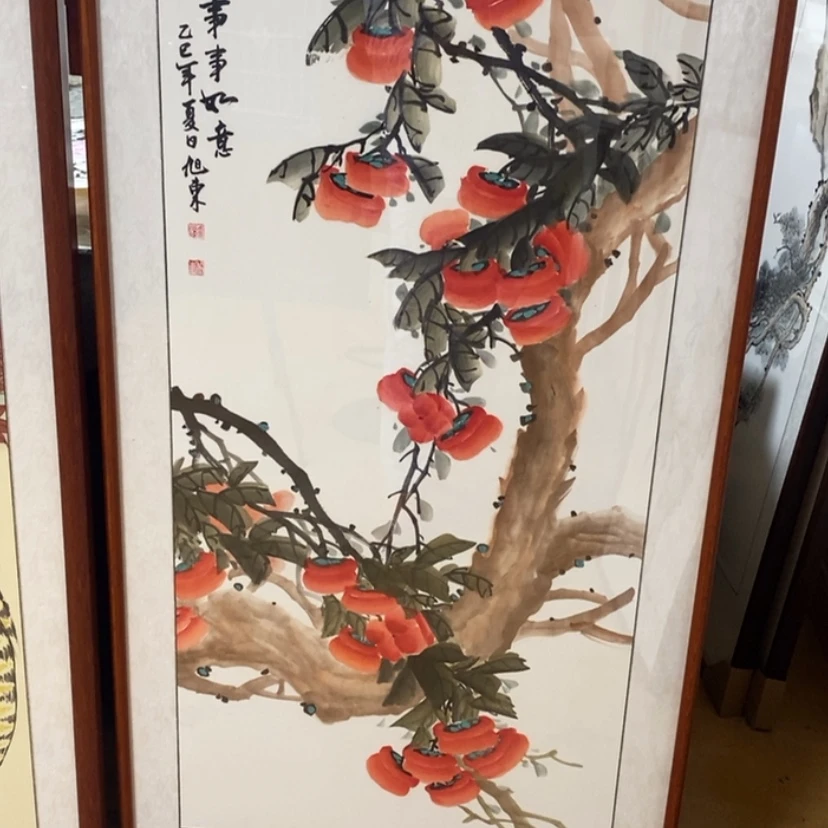 【闪购商品】国画手绘国画带框122.62