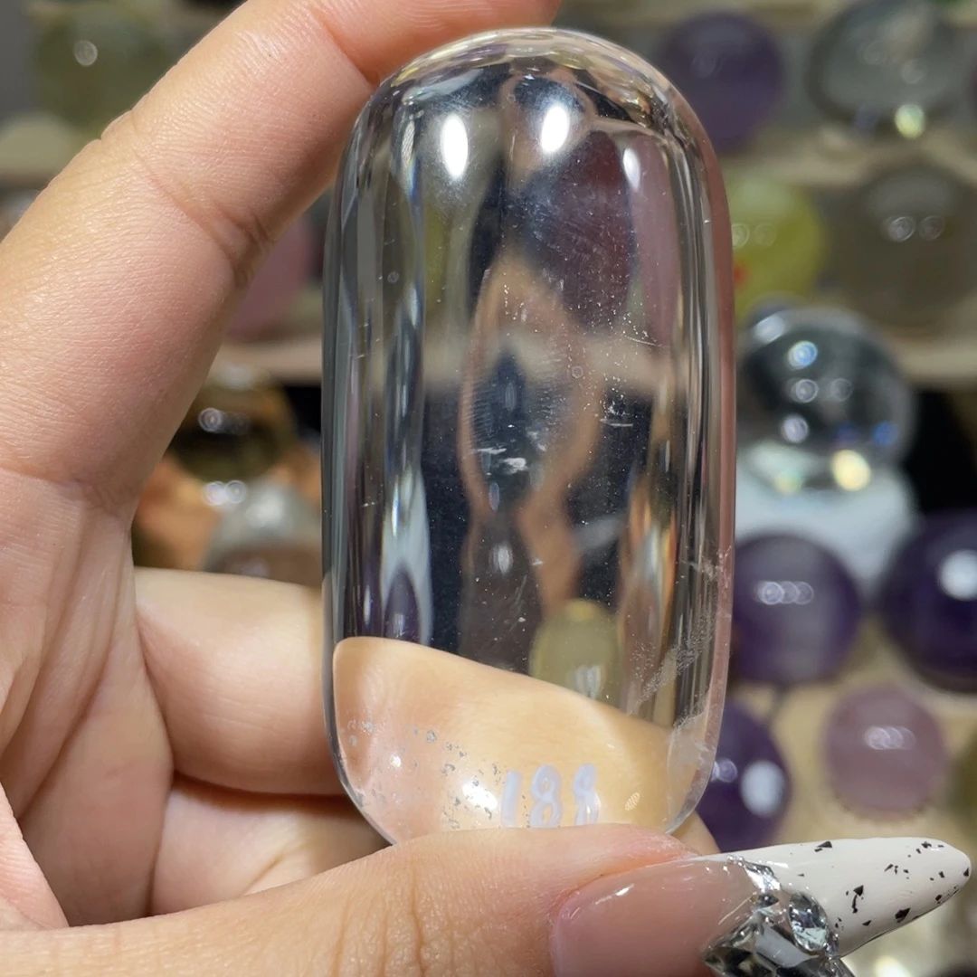 未镶嵌水晶珠宝半成品白水手把件