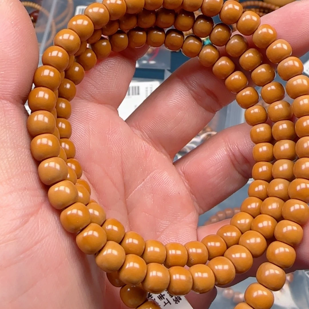 手串橄榄核老挝SS级核尖极限弧尺寸6.8